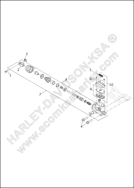 BRAKE, MASTER CYLINDER, REAR